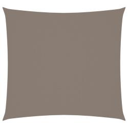 Voile toile d'ombrage parasol tissu oxford carr&eacute; 4,5 x 4,5 m taupe 02_0009500