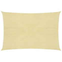 Voile d'ombrage 160 g/m&sup2; beige 4 x 7 m pehd 02_0008984