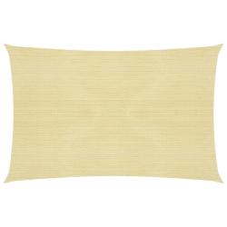 Voile d'ombrage 160 g/m&sup2; 5 x 8 m pehd beige 02_0008991