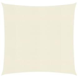 Voile d'ombrage 160 g/m&sup2; 4 x 4 m pehd cr&egrave;me 02_0009093
