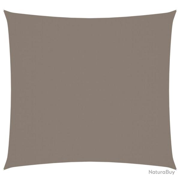 Voile toile d'ombrage parasol tissu oxford carr 5 x 5 m taupe 02_0009520