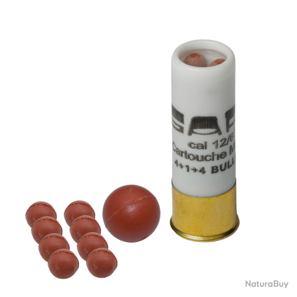 Cartouches Gomm-cogne SAPL Mixte - Cal. 12/67 - 5