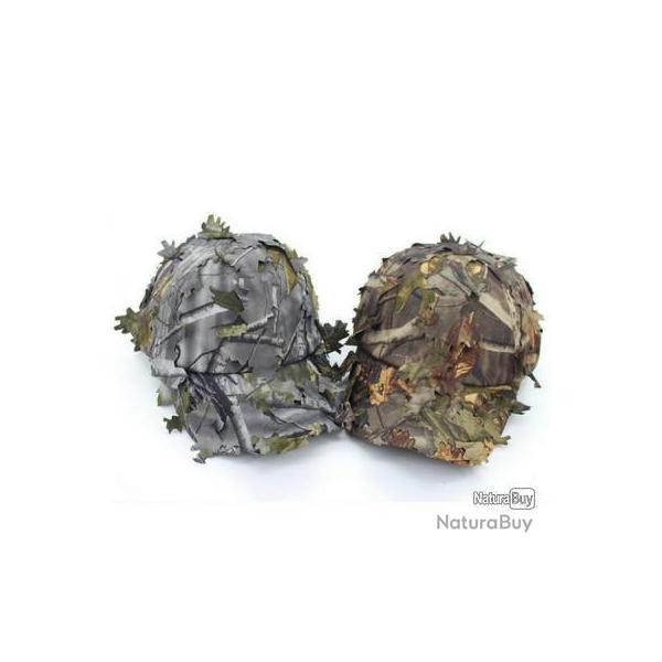 Hommes Feuille Camouflage Sniper Chasse casquette