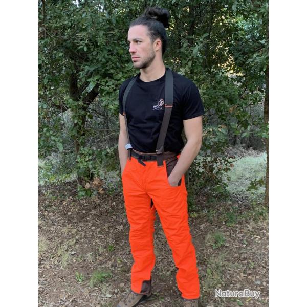 Salopette CAYENNE FP.CONCEPTS Bicolore Marron+Orange, 190-195, 54-56