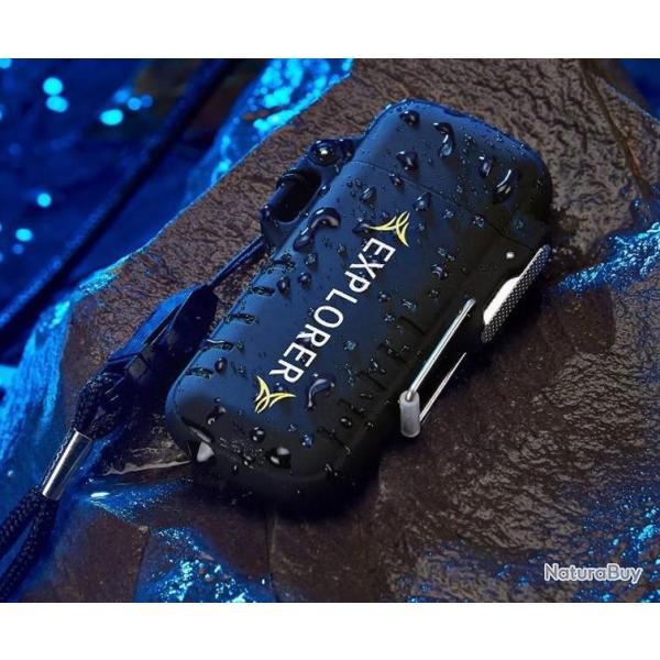 Briquet �lectrique StoryTall  waterproof , superbe briquet NOIR