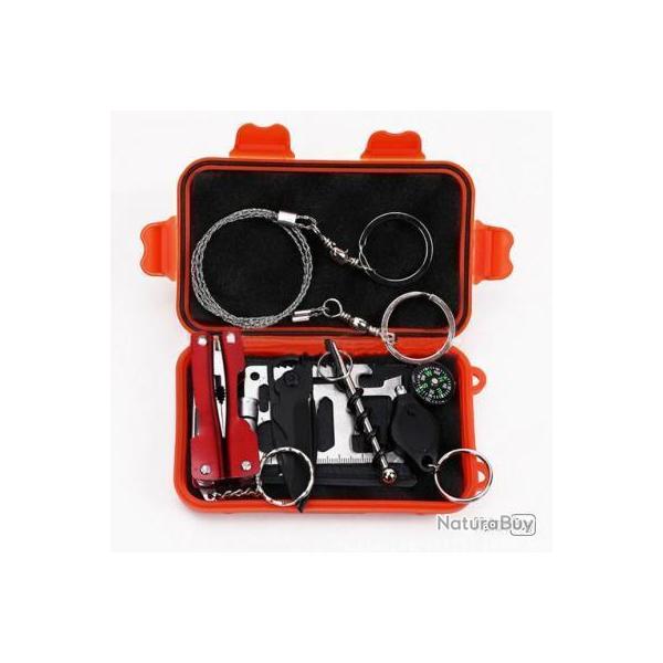 Trousses  outils multifonctions de survie (9 pices)