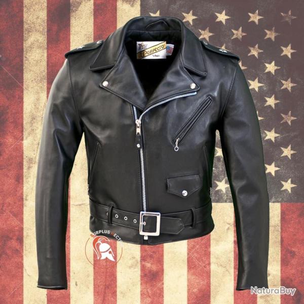 Blouson Perfecto 613 ONE STAR Cuir Vachette Schott USA