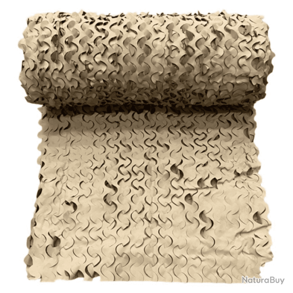 Filet / B�che De Camouflage � la D�coupe Au M�tre - Beige 65% Ombrage