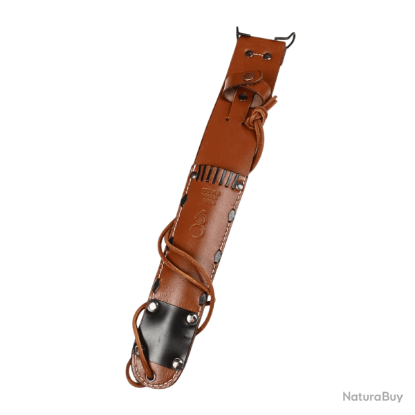 Etui couteau USM6 pour couteau USM3 en cuir et acier - Militaria WW2