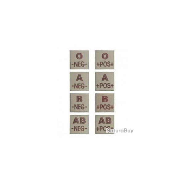 INSIGNE GROUPE SANGUIN SABLE