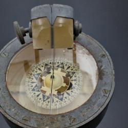 WW2 COMPAS DE NAVIGATION ET RELEVEMENT AERONAUTIQUE A MAIN Tr&egrave;s bon Royaume-Uni 2eme GM Militaria