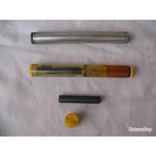 WW2 US LOT DE 3 TUBES KIT A NETTOYAGE FUSIL AMERICAIN ET POT 3 MODLES DIFFRENTS