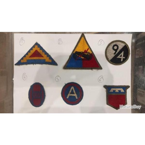 Lot patch US ARMY. WW2