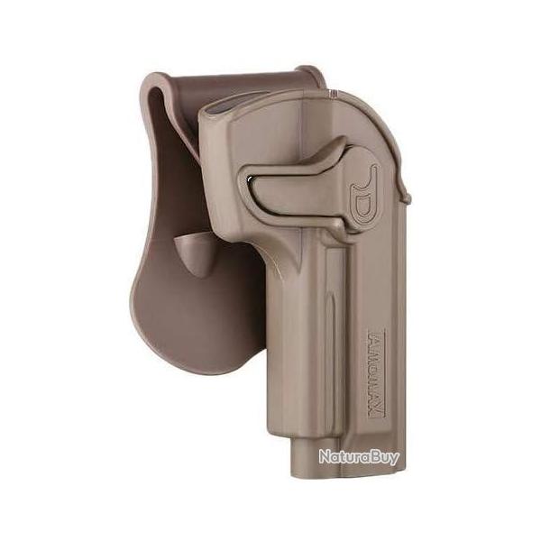 holster amomax rigide pour m9 compatible marui / we / kwa / kjw34 TAN