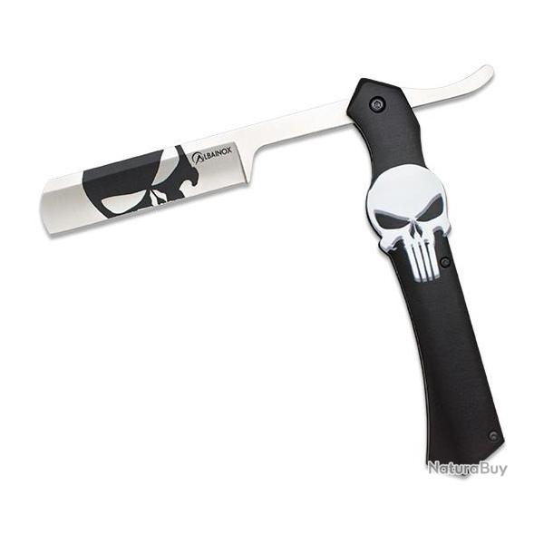 Couteau rasoir t�te de mort