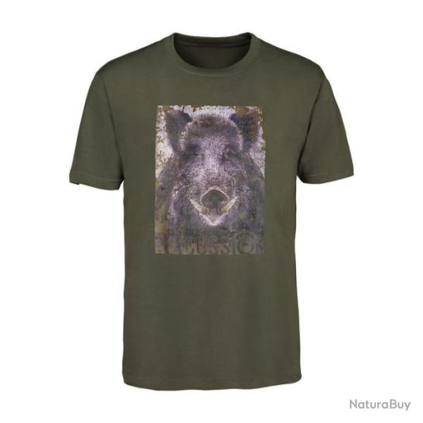 T-Shirt Enfant s�rigraphi� sanglier Percussion