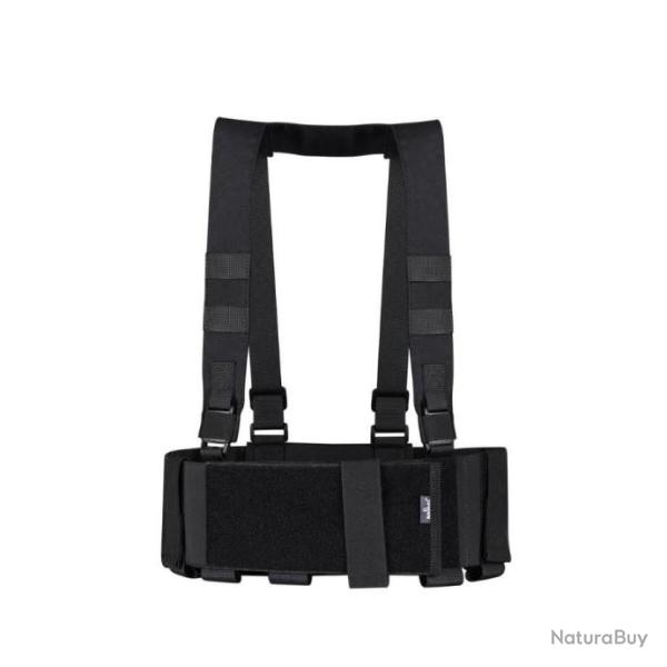 Gilet Chest rig 9 poches AMOMAX noir