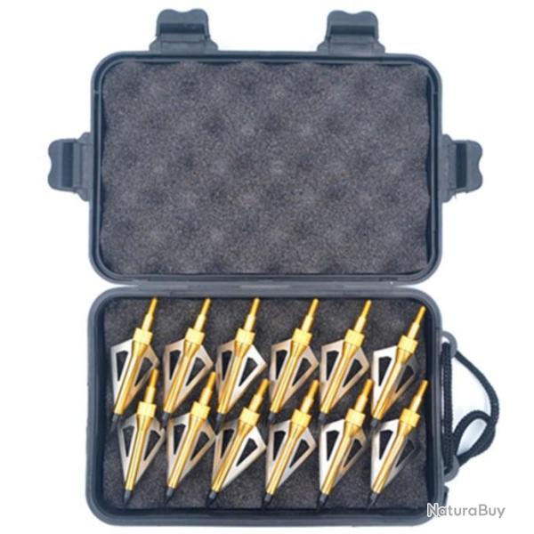 Tte large 12 pices acier inoxydable chasse pointes de flche OR