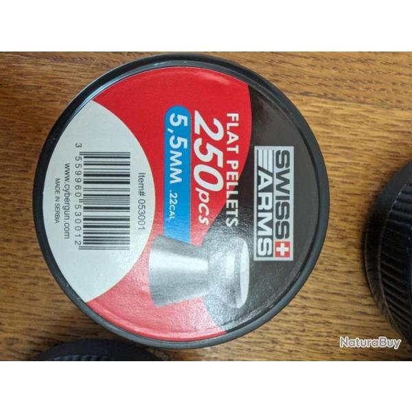 Plomb 5.5 swiss arms.