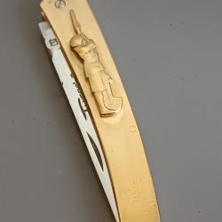 COUTEAU LE THIERS, COURSOLLE, guilloch&eacute;, en tr&egrave;s bon &eacute;tat.