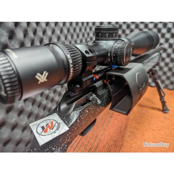 CZ 457 - R�cup�rateur de Douille/Etui SOUPLE avec prise rail haut picatinny longueur 60mm- Print 3D