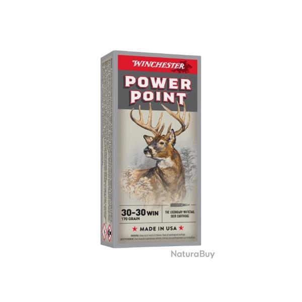 1 boite de Balles calibre 30-30 Win Power Point 170Gr