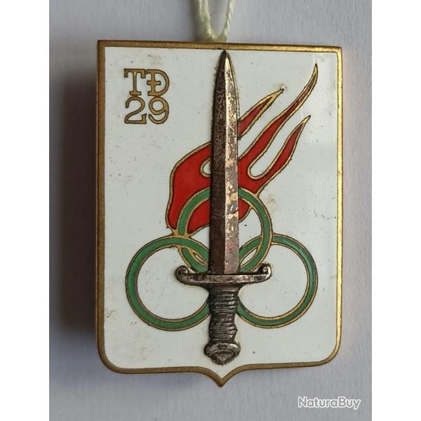 Insigne 29�me infanterie vietnamienne de tieu doan indochine