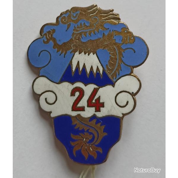 Insigne 24�me bataillon d'infanterie vietnamien indochine