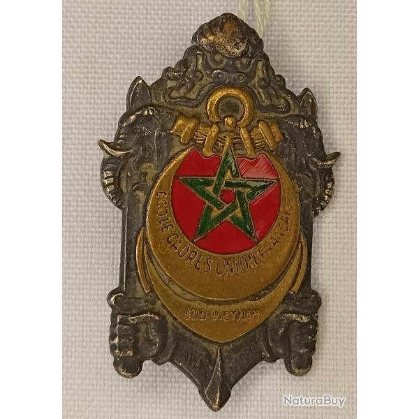 Insigne ecole des cadres union fran�aise vietnam sud