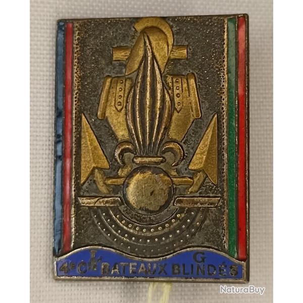 Insigne 4�me compagnie de bateaux blind�s l�gion g�nie