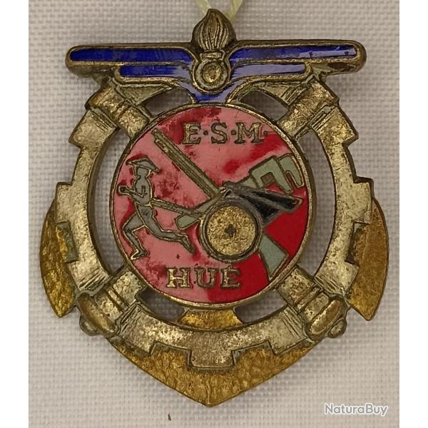 Insigne ecole sp�cial du mat�riel de hue indochine