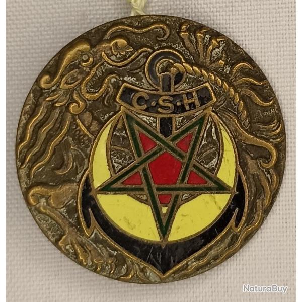 Insigne tirailleurs colonial compagnie scurit de hue indochine