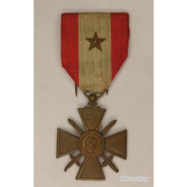 M�daille croix de guerre toe 14/18