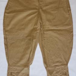 Pantalon culotte toile mod&egrave;le 1915/27 troupes colonial l&eacute;gion 2gm