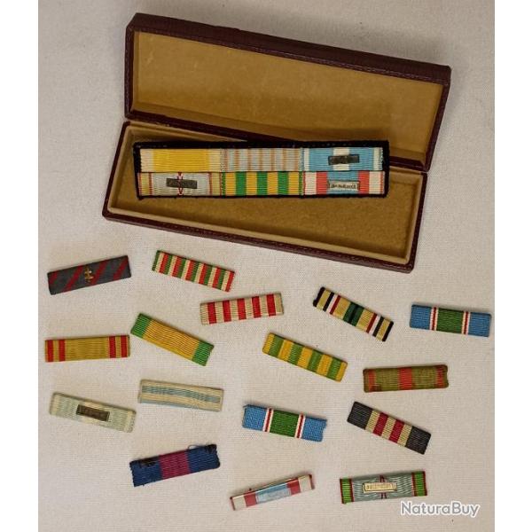 M�dailles lot 22 rappels pour uniformes