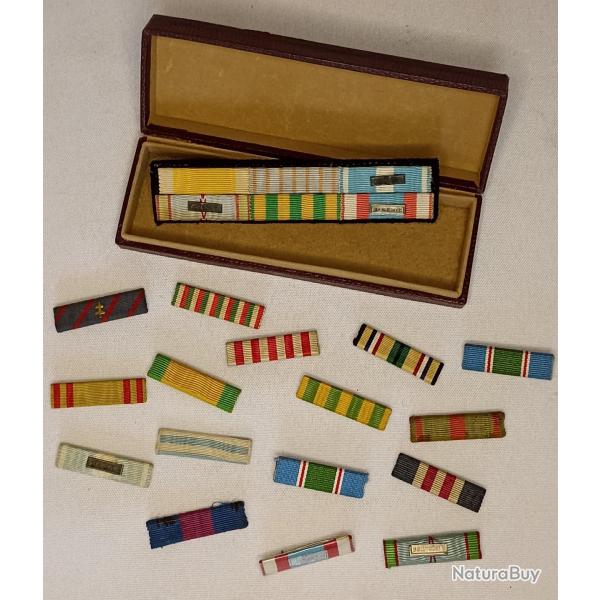 M�dailles lot 22 rappels pour uniformes
