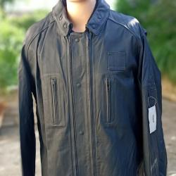 Blouson trois quart en cuir model police italienne