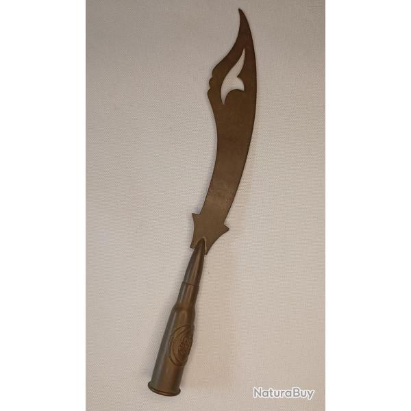 Coupe papier tranch�e souvenir guerre 14/18