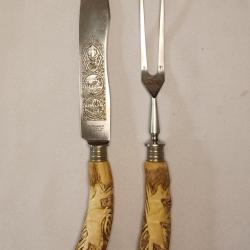 Couteau et pic &agrave; gigot chasse allemand solingen