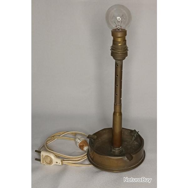 Lampe art populaire souvenir guerre d'alg�rie 1954