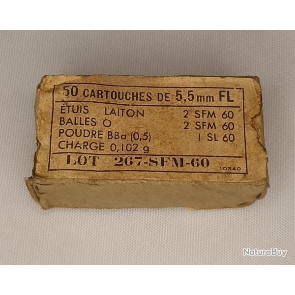 Boite vide munitions d'entrainement arme franaise