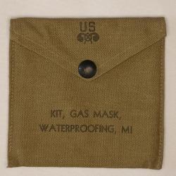 Pochette vide us army entretien gas mask ww2