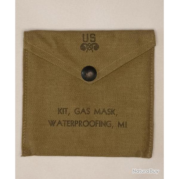 Pochette vide us army entretien gas mask ww2
