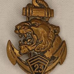 Insigne du 23&egrave;me r&eacute;gime infanterie colonial indochine