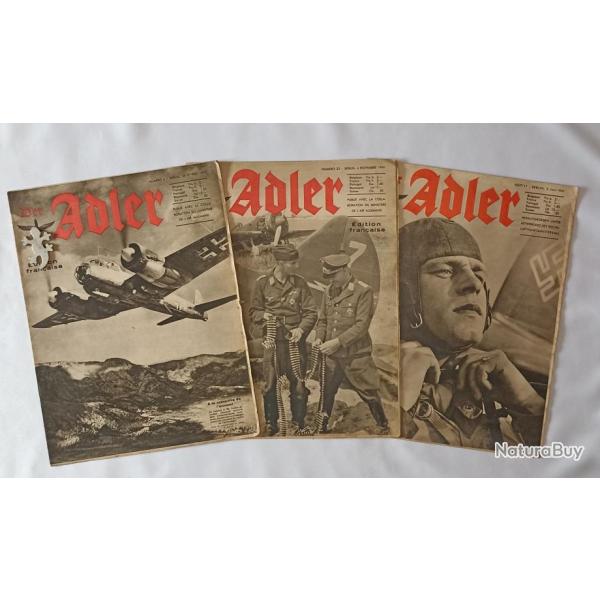 Magasines der adler originaux ww2 lot 8