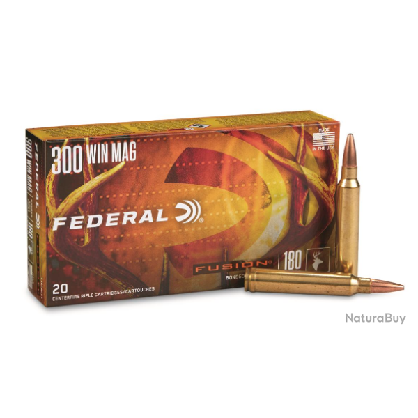 Balle Federal Fusion - Cal. 300 Win. Mag. - 180 grains