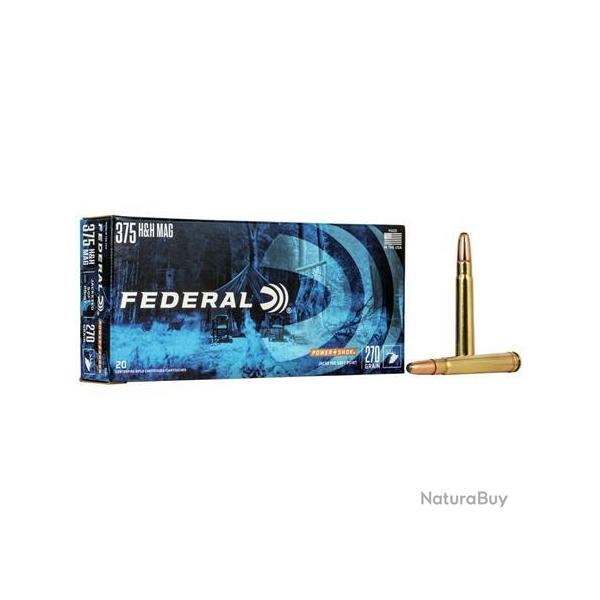 Munitions Federal Power Shok - Cal. 375 HH - 270 grains