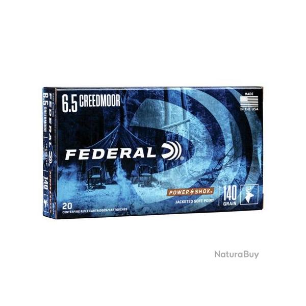 Munitions Federal Power Shok - Cal. 6.5 Creedmoor