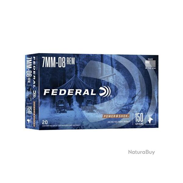 Munitions Federal Power Shok - Cal. 7-08 Rem.