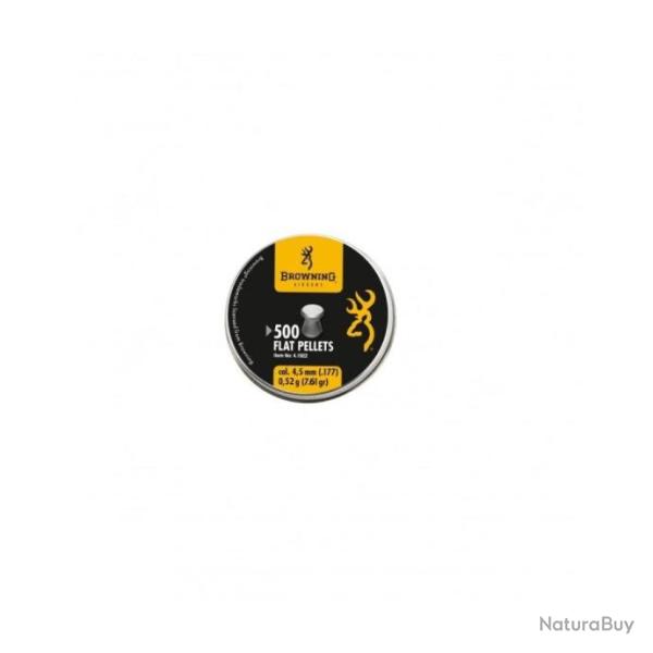 500 PLOMBS PLATS BROWNING - CALIBRE 4.5 MM